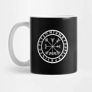 Vegvisir /// Rune Circle White Mug